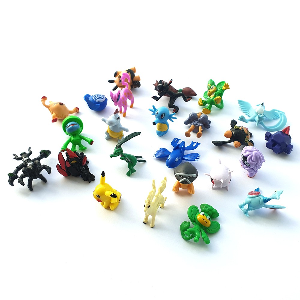 Đồ chơi 50 con Anime POKEMON bằng nhựa size nhỏ 2-3 cm tuyển tập Pokemon đa hệ mẫu ngẫu nhiên (Set Poke'mon) - New4all