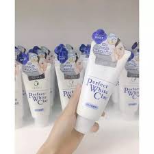 Sữa rửa mặt tạo bọt chiết xuất đất sét trắng Senka Perfect White Clay 120gCHÍNH HÃNG Làm sạch bụi bẩn và bã nhờn