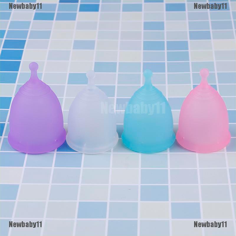 [COD Newb] Cốc Nguyệt San Bằng Silicon Mềm Cấp Y Tế Hình Mặt Trăng Cho Nữ period Vệ Sinh