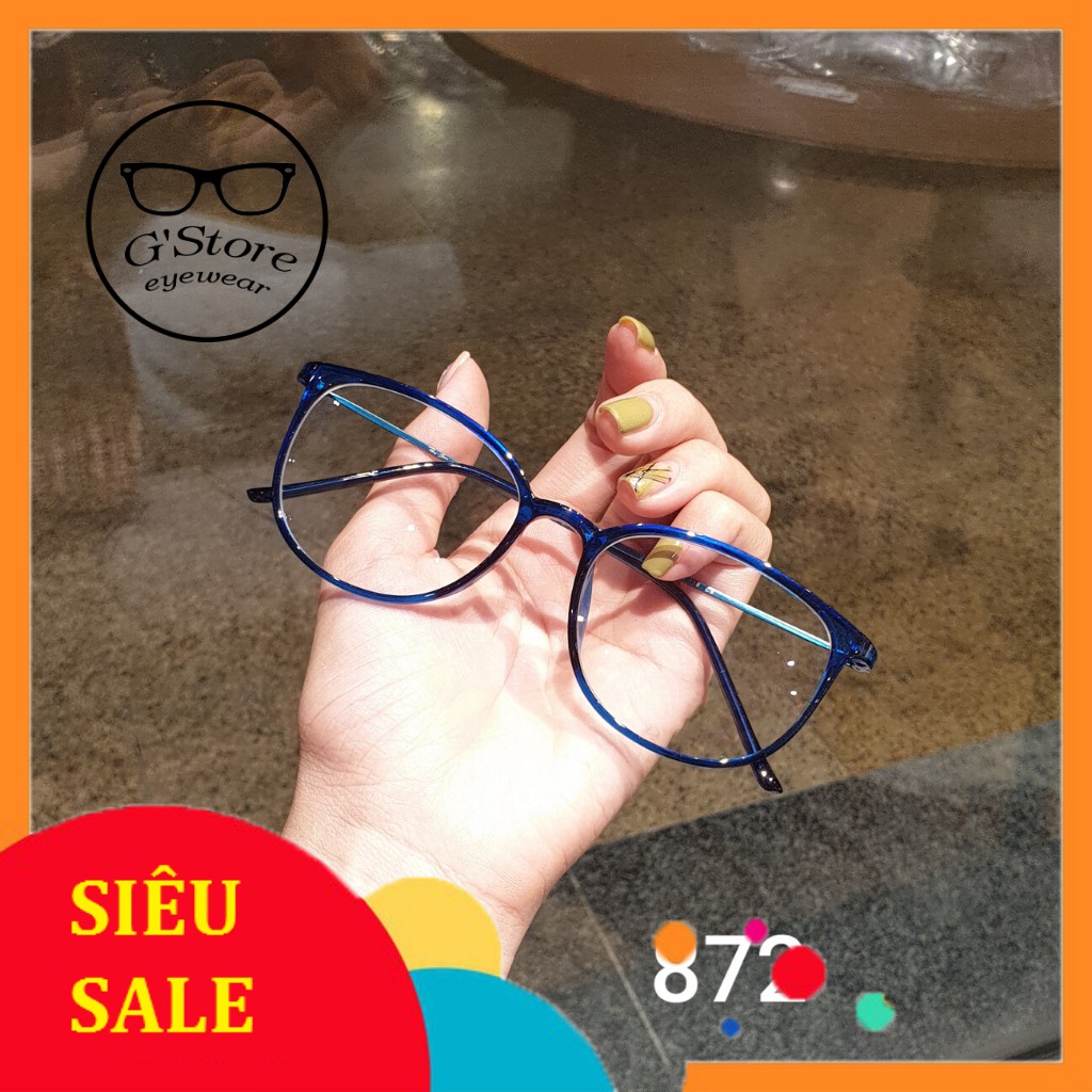 Gọng kính cận nữ nhựa mảnh càng kim loại 872 | BigBuy360 - bigbuy360.vn