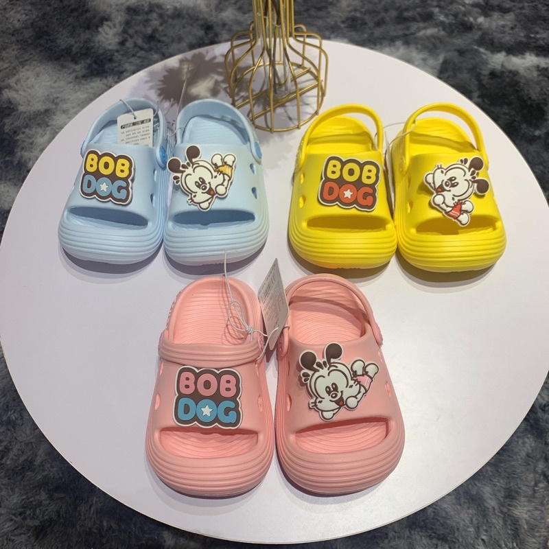 Dép sục bobdog cho bé - Dép sục cross nhựa eva cao cấp bobdog nhiều màu hàng chính hãng ( kèm video + ảnh thật )