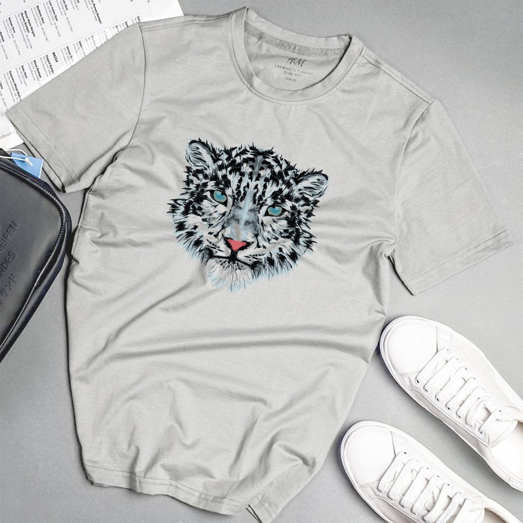 Áo phông nam hổ 7 màu phong cách unisex màu xám