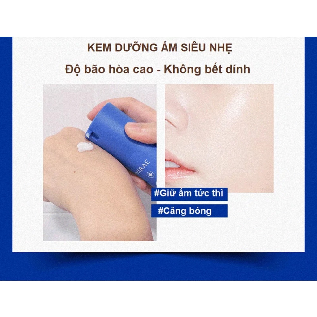 Kem dưỡng ẩm khóa nước MIRAE nâng cấp dưỡng ẩm cho làn da khô nhạy cảm với công nghệ khóa nước Aqualance 100ml/lọ