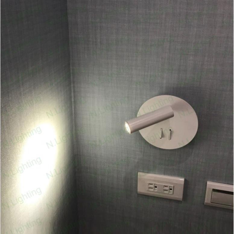 Đèn LED gắn vách tường đọc sách - Đèn đọc sách gắn tab đầu giường VL 3421 - GT469