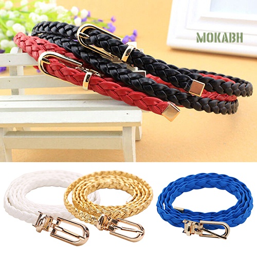 Thắt Lưng Da PU Sợi Mảnh Thời Trang Cho Nữ