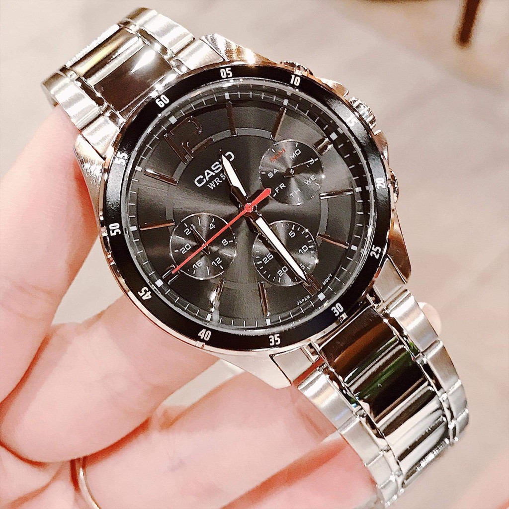 Đồng Hồ Nam Casio Dây Kim Loại 🍁FREESHIP🍁 Giảm 50k Khi Nhập Mã [CASIONAM] Đồng Hồ Casio Chính Hãng