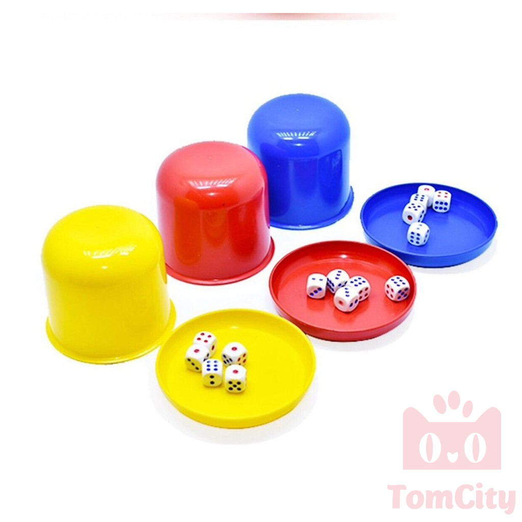 Bộ xúc xắc lắc xí ngầu nhựa