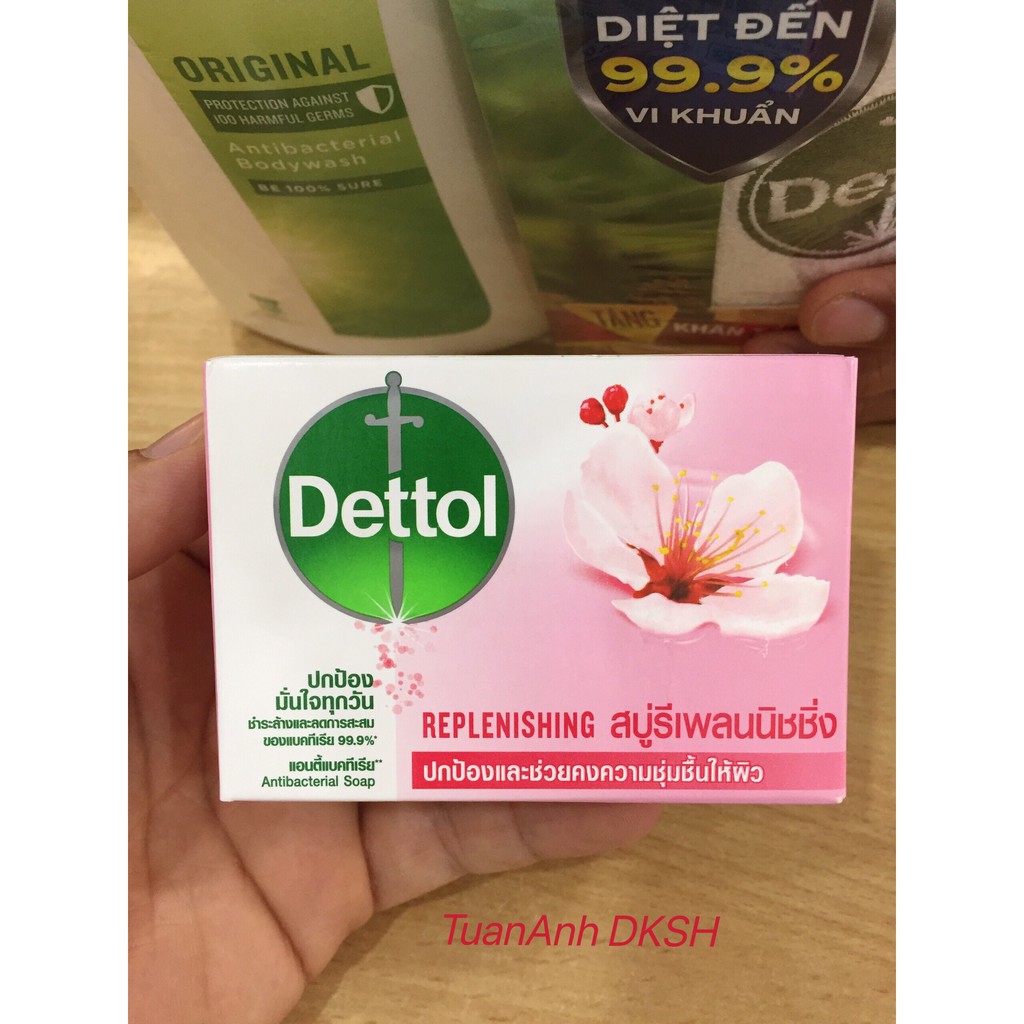 Xà Bông Kháng Khuẩn Dettol Thái Lan 100gram - Hàng chính hãng DKSH Việt Nam