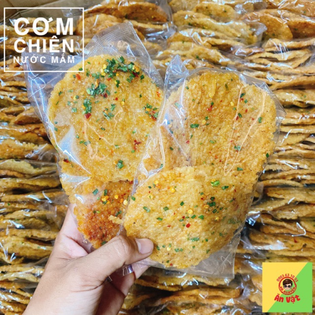 1 BỊCH CƠM CHÁY CHIÊN NƯỚC MẮM HÀNH - GÓI 3 MIẾNG 100GR - ĐỒ ĂN VẶT SÀI GÒN TPHCM VỪA NGON VỪA RẺ
