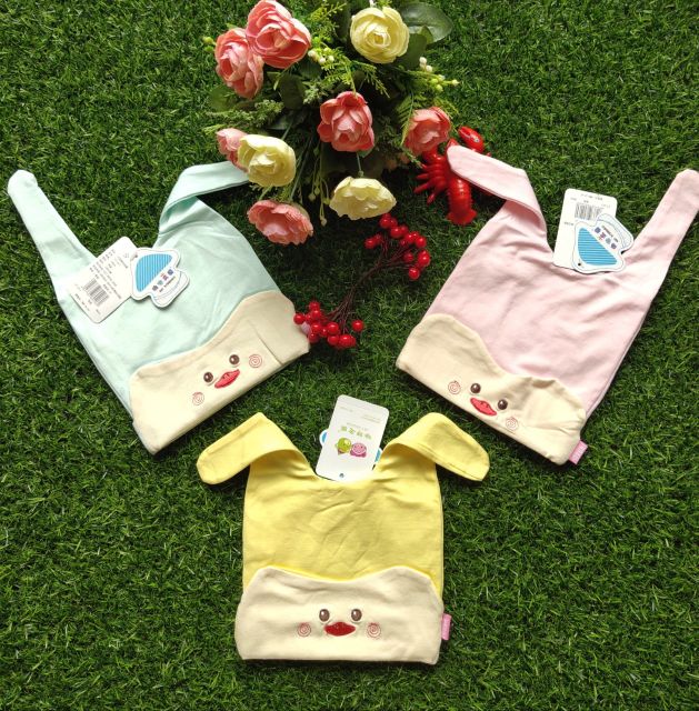 Mũ sơ sinh 2lớp cotton 2_6tháng ( Hàng đẹp/nhiều mẫu)