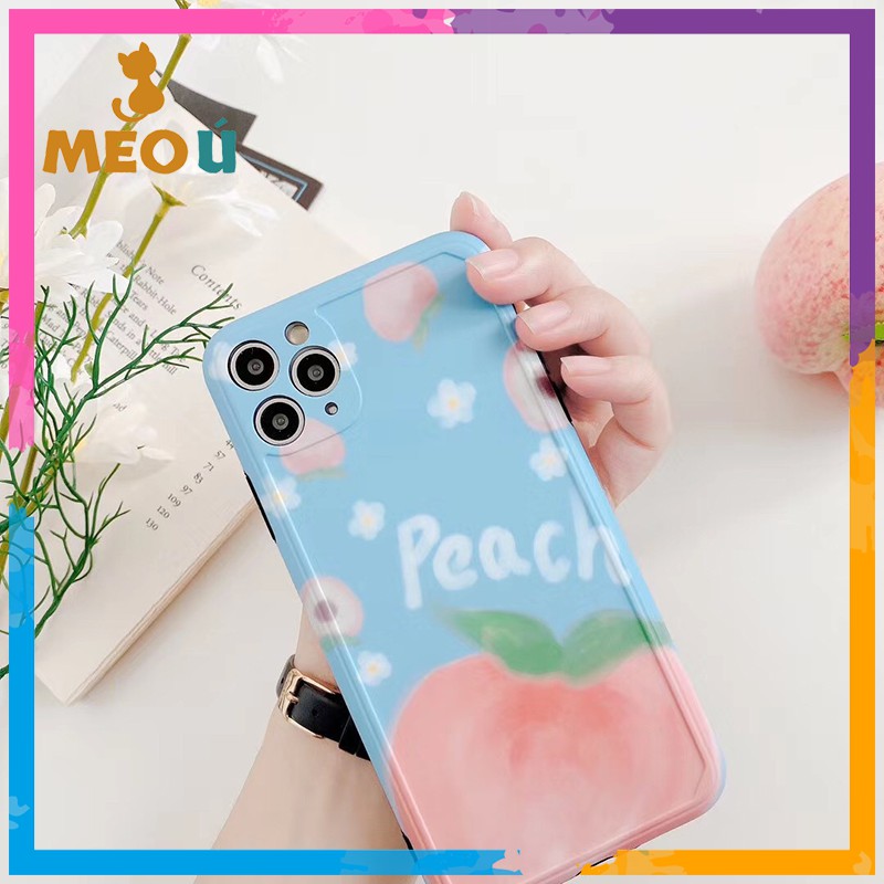 Ốp iPhone Đào Pastel 7Plus/8Plus/X/Xs Max/11/11 Pro Max - ốp iphone
