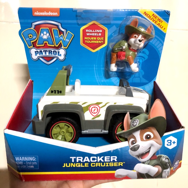 Paw Patrol- Hộp xe chó rừng xanh Tracker