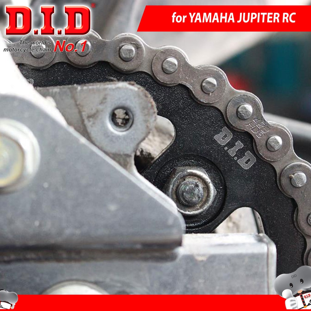 Nhông sên dĩa DID YAMAHA JUPITER RC – Sên đen 10ly DID HDS