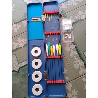 Combo Hộp Phao Câu Cá 6 Quả Phao Ngày Nano và 1 Quả Phao Đêm