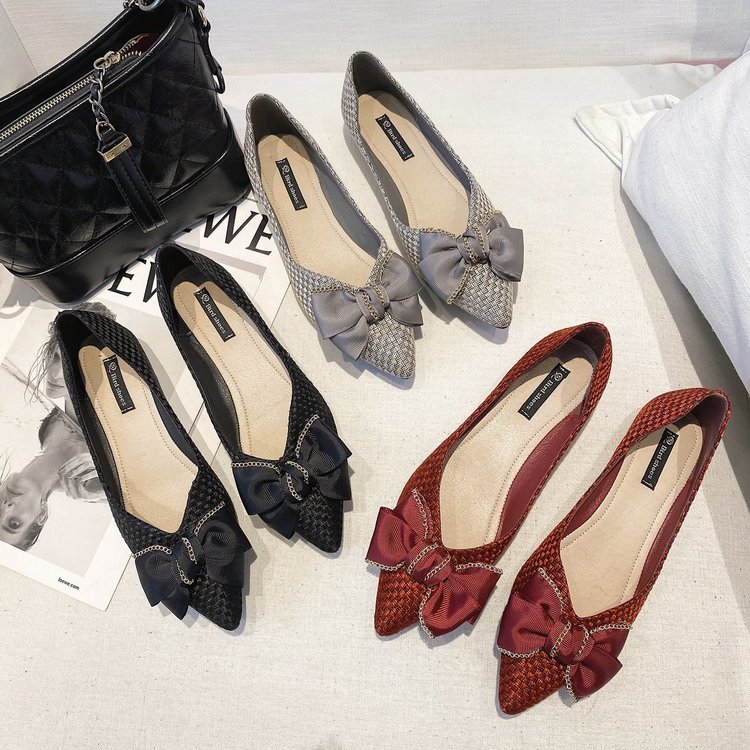 Giày Búp Bê Đế Mềm Thời Trang Công Sở Thanh Lịch Cho Nữ