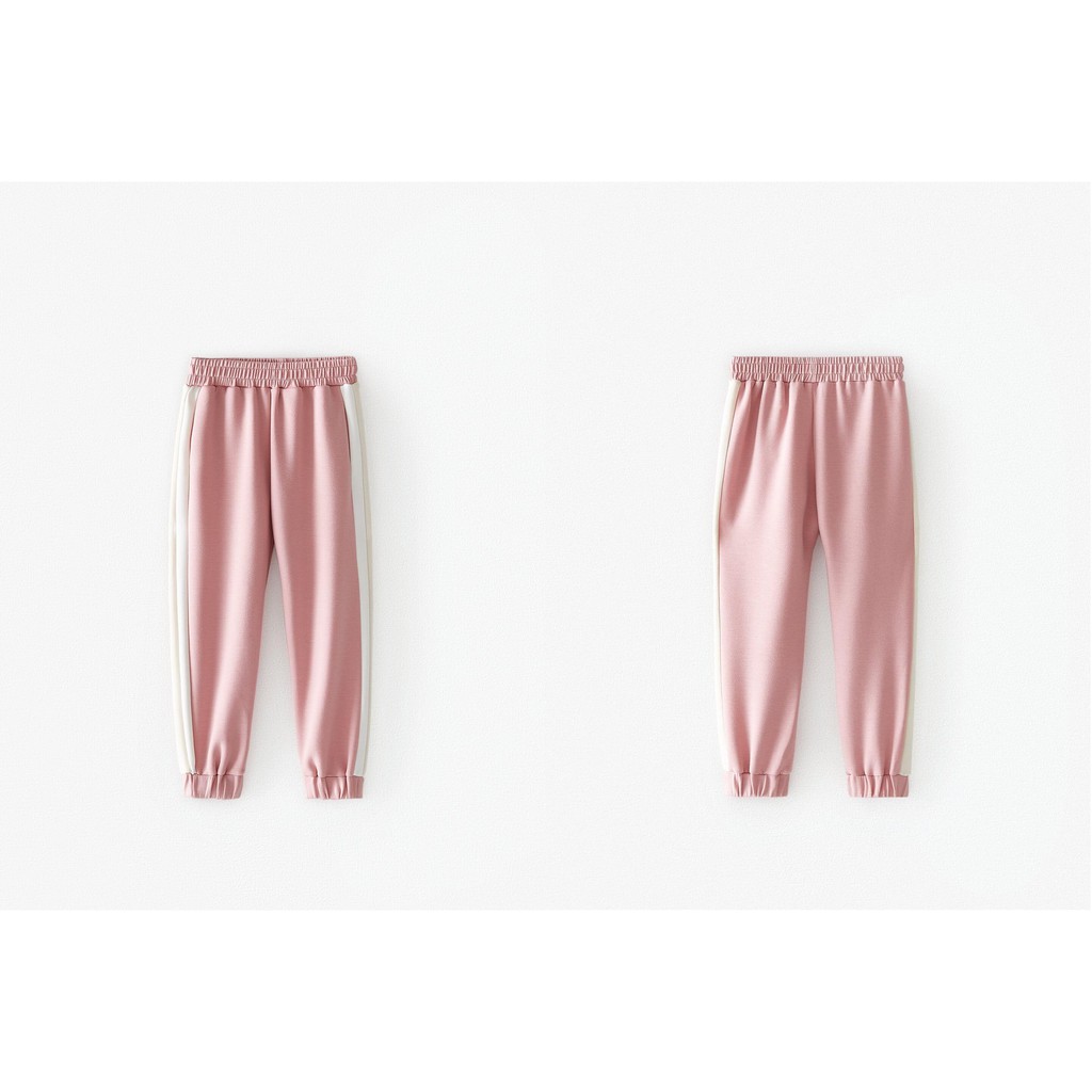 Quần jogger hồng Zara