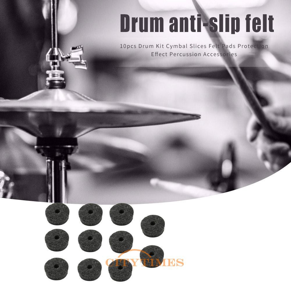 Bộ 10 Miếng Đệm Nỉ Cho Trống Cymbal