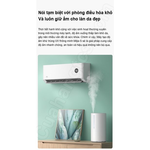 Máy phun sương tạo ẩm thông minh Xiaomi Mijia S MJJSQ03DY