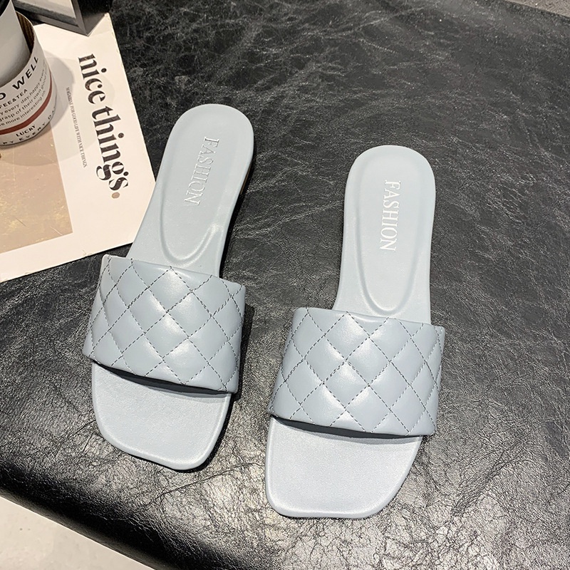 Big Size 34-42 Dép Sandal Nữ XIELUAIZTA Mũi Vuông Thời Trang Hàn Quốc