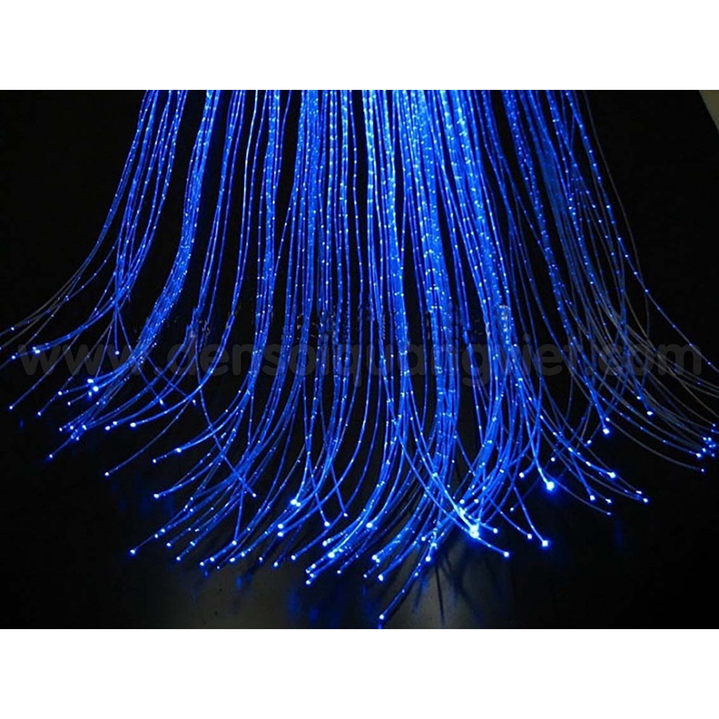 Sợi quang phát cạnh lấp lánh  đường kính 1.0mm theo mét dài làm đèn chùm, rèm, trang trí