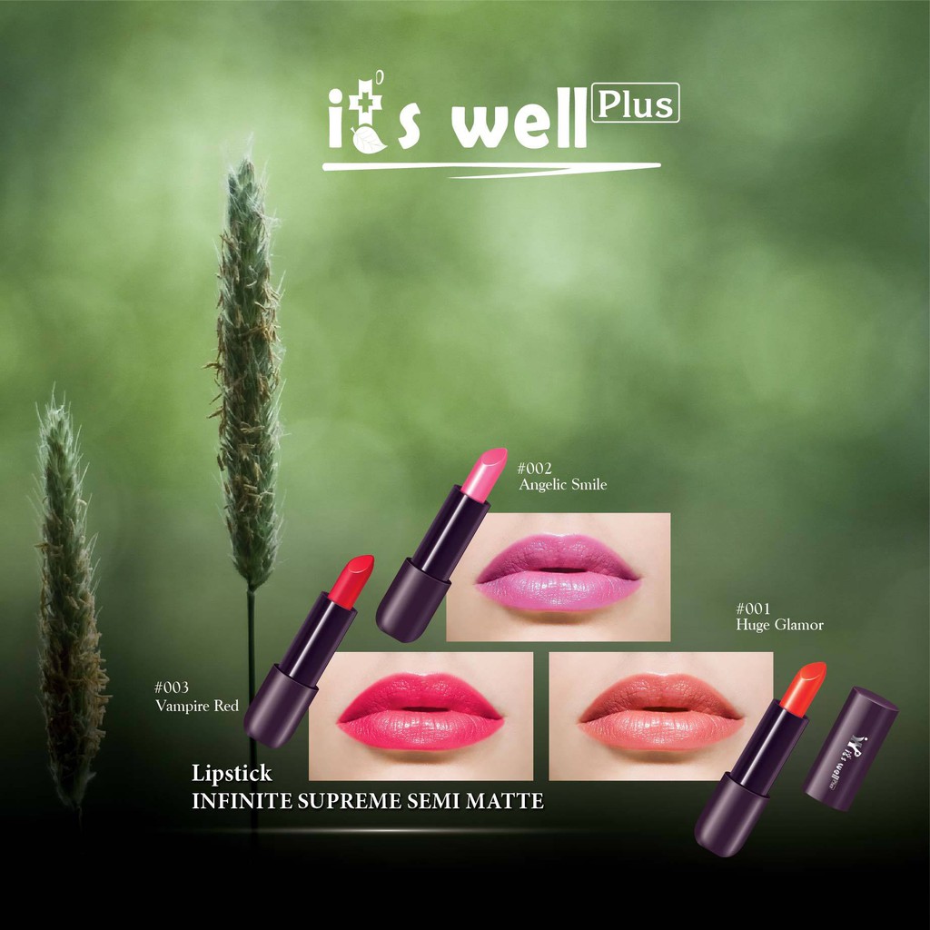 Son lì có dưỡng It's Well Plus Semi Matte 3.7g