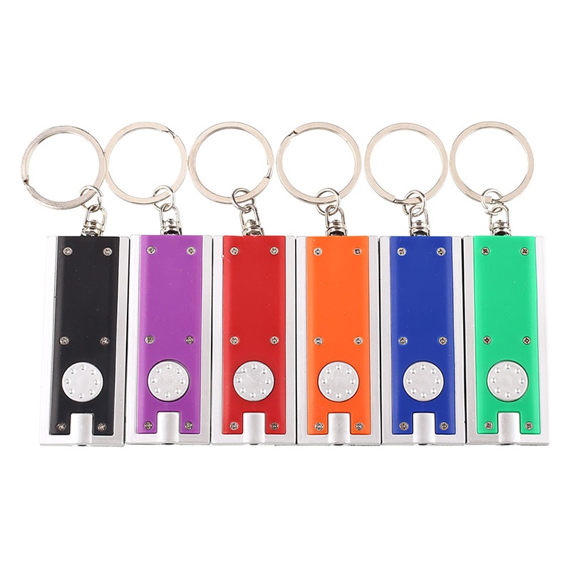 1pc đèn pin LED mini PAL có móc khóa Random Color