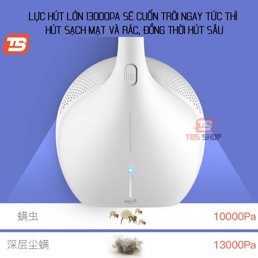 Máy hút bụi giường nệm Xiaomi Deerma Cm800 [ Tặng thêm lõi lọc ]