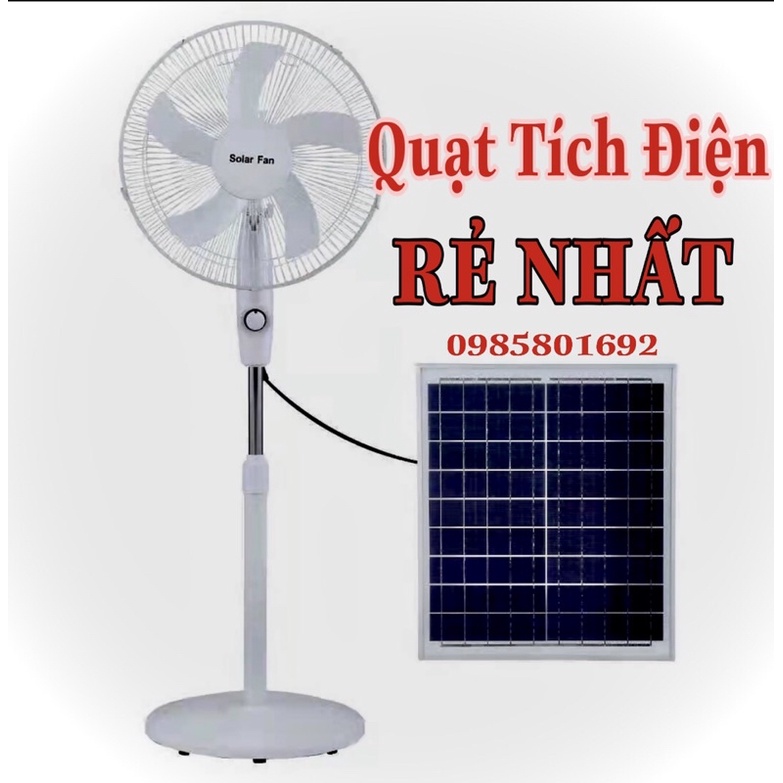 Quạt Tích Điện Solar Fan Chính hãng