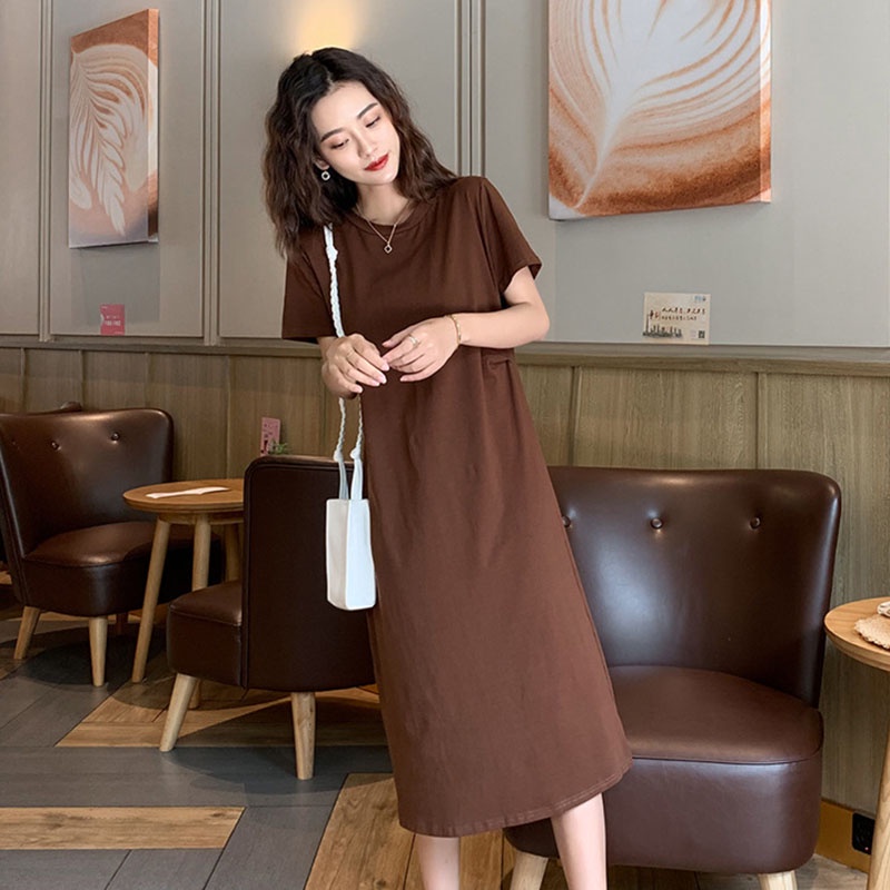Đầm dài qua gối IELGY dáng suông thời trang cho nữ