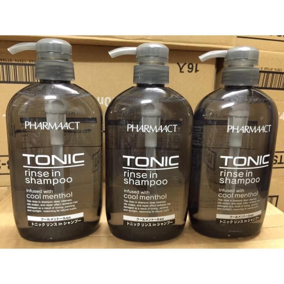 Dầu gội dành cho nam Tonic Pharmaact 600ml Nhật Bản