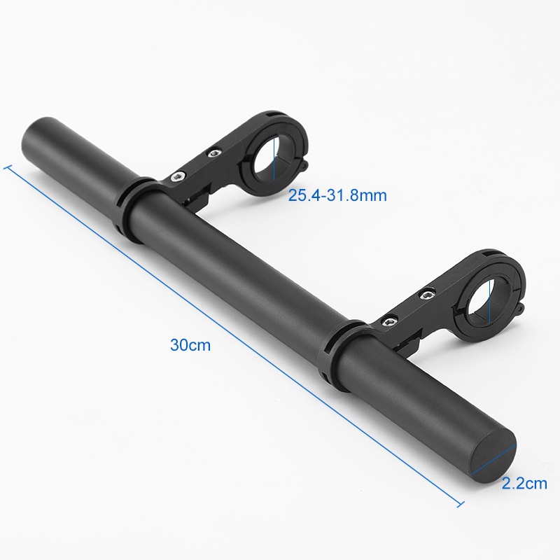 30 cm Khung mở rộng tay lái xe đạp Giá đỡ thanh hợp kim nhôm Giá đỡ đèn pha xe đạp leo núi Giá gắn đèn pha xe đạp Khung gắn máy tính Khung đèn