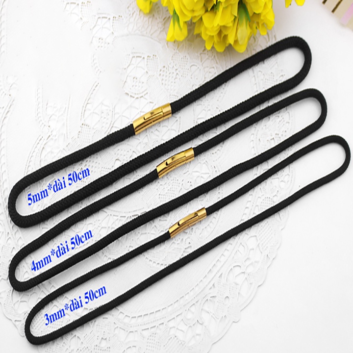 Sỉ dây chuyền dù thái khóa vàng siêu đẹp, nhiều size dễ chọn