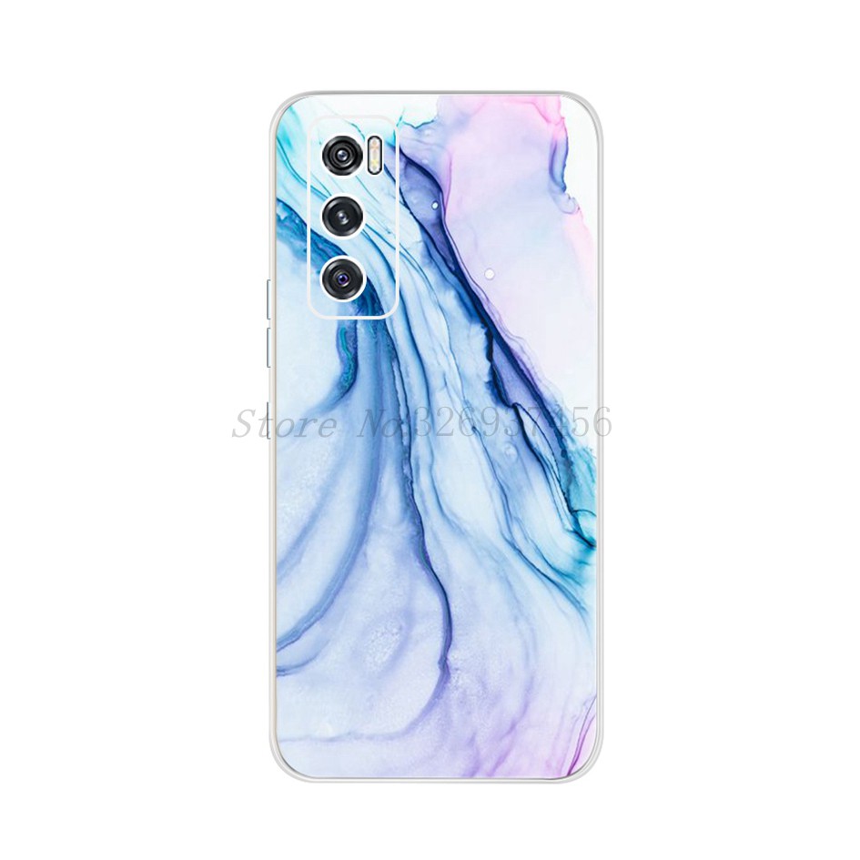 Ốp điện thoại in họa tiết trái tim / bông hoa xinh xắn thích hợp cho Vivo V20Se V20 Pro V2022 Vivov20Se V 20se 6.44 Inch