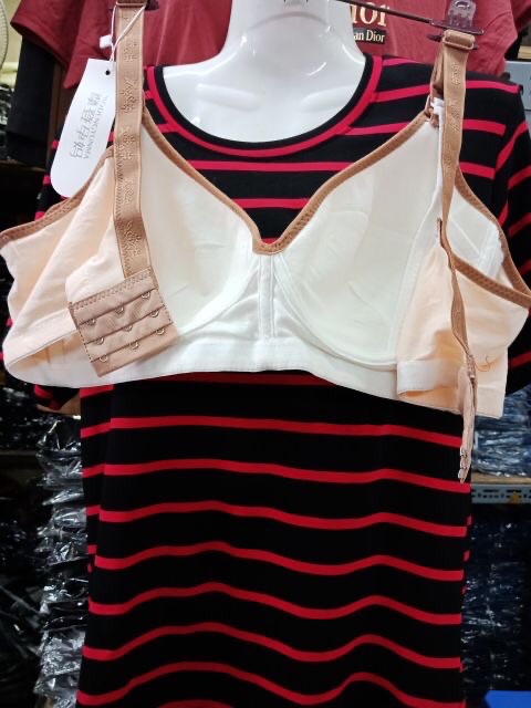 (8086 ảnh video e có thật ) áo lót mở khuy cho bé ti ,bát to chất cotton tặng kèm 1 móc nối