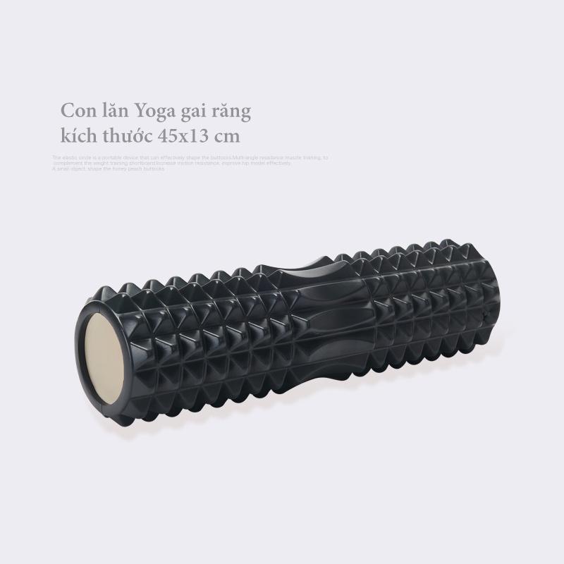 Con Lăn Yoga Massage Foarm Roller, Giãn Cơ Có Gai Cao Cấp - TOPBODY - CLANR03