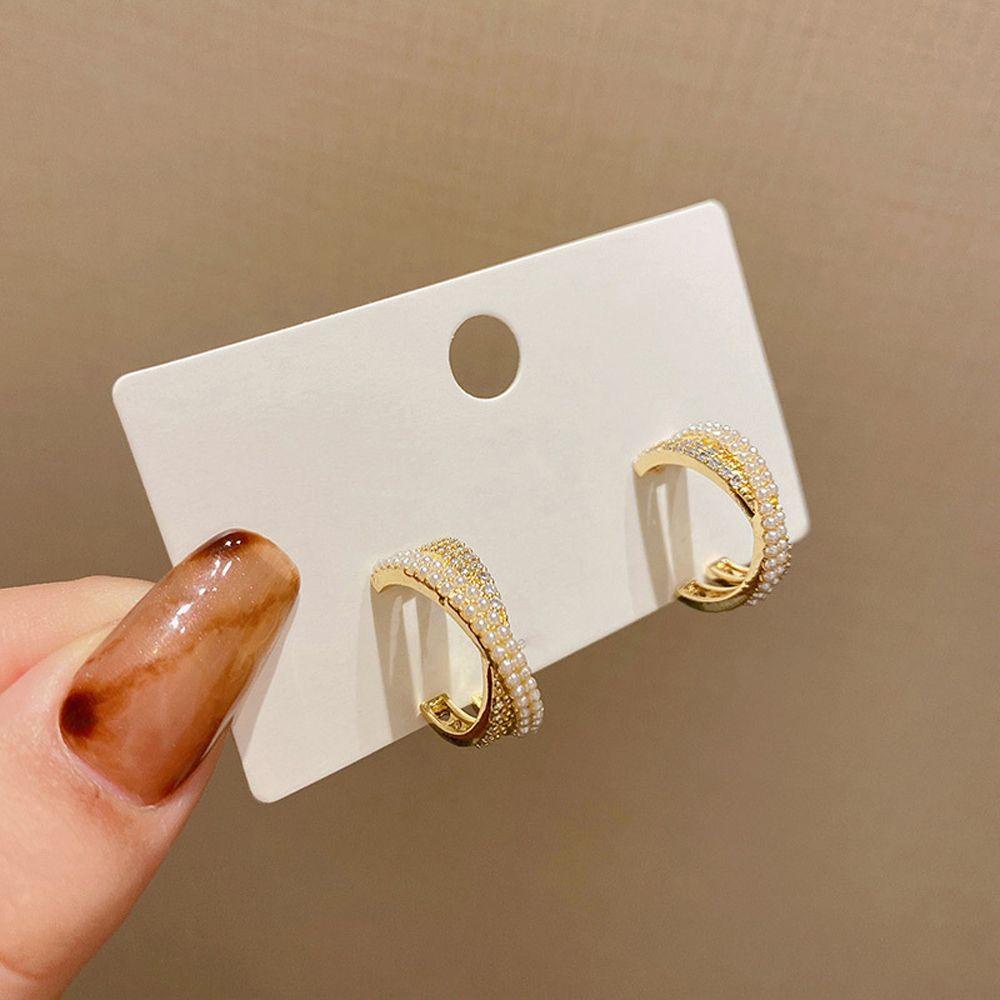 Khuyên Tai Nữ Hình Chữ X VANES1 Thời Trang Sang Trọng