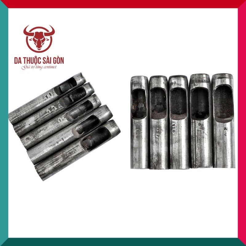 Đục tròn 16mm chính xác, lỗ đục dứt khoát - Có 38 Size (Từ 1mm đến 38mm)