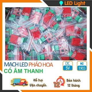 Mạch LED Pháo hoa CÓ ÂM THANH nạp sẵn hiệu ứng
