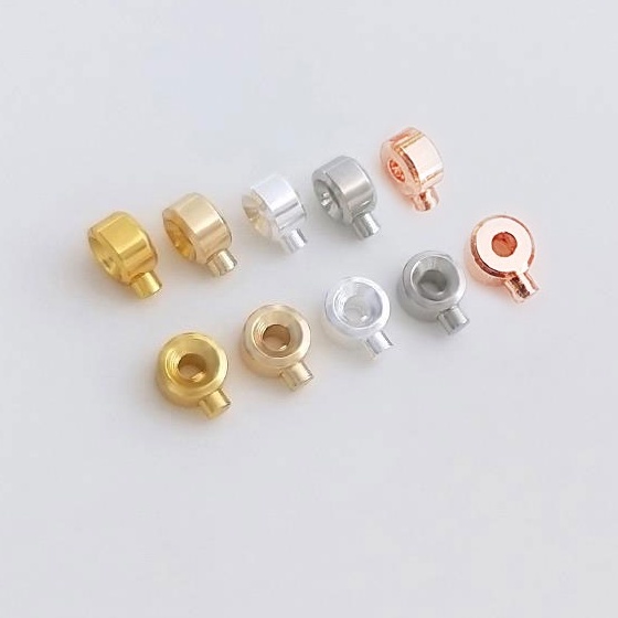 Phụ kiện trang sức  - Gói 2 hạt cố định đầu dây chốt cho chuỗi vòng cổ vòng tay