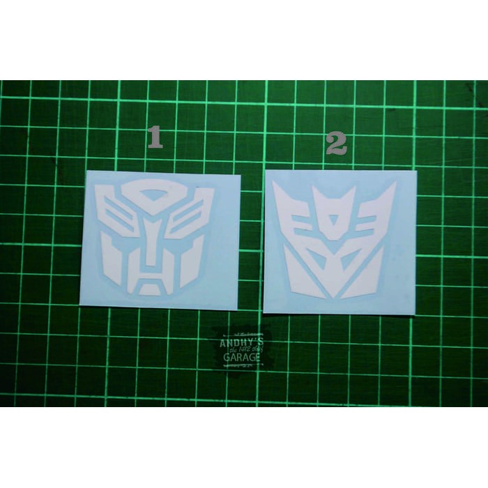 Sticker Dán Trang Trí Hình Robot Transformer 6cm