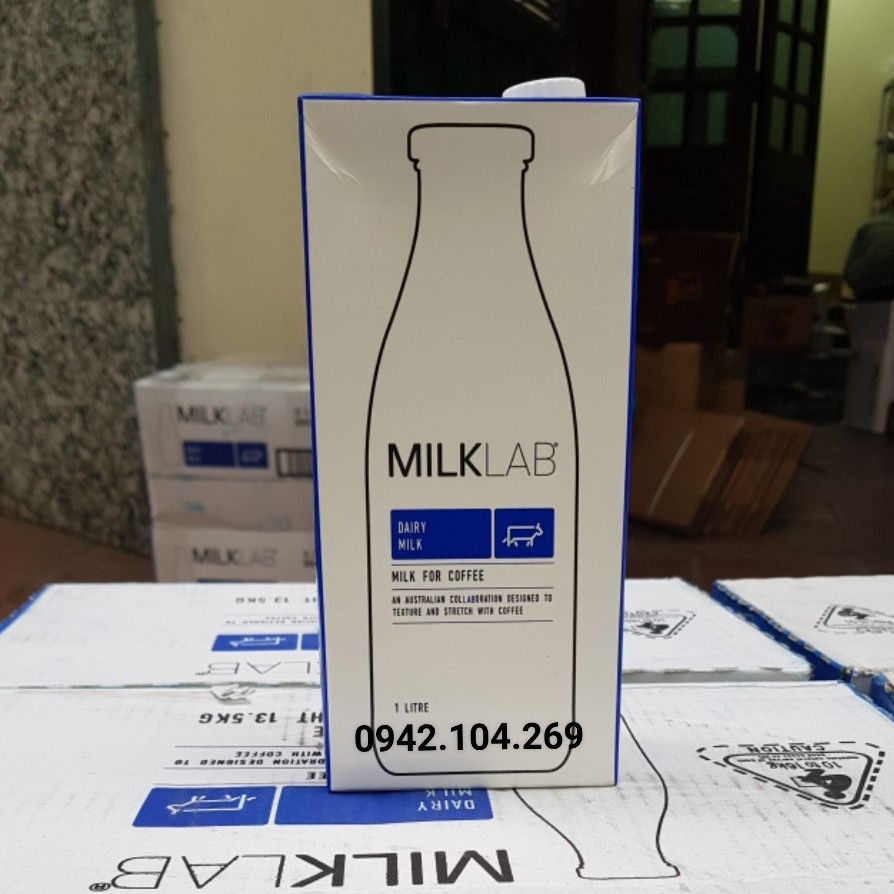 Sữa Tươi Nguyên Kem/ Sữa Tươi Full Cream MILKLAB hộp 1L