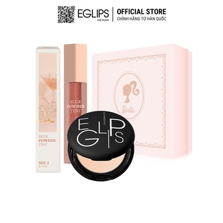 Filter Effect Combo - 1 Phấn phủ Blur Powder Pact 9g + 1 Son Blur Powder Tint  4g + Hộp Eglips 7g