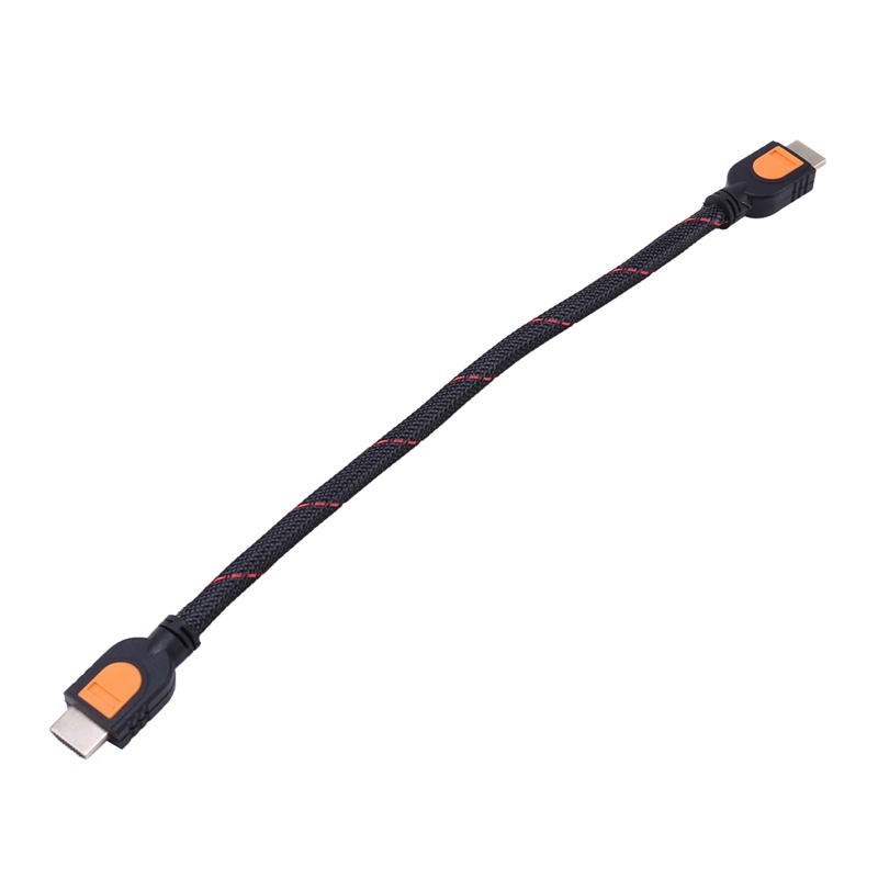Cáp HDMI ngắn 1 chân cho HD TV 3D 1080p 1.4 bện vàng