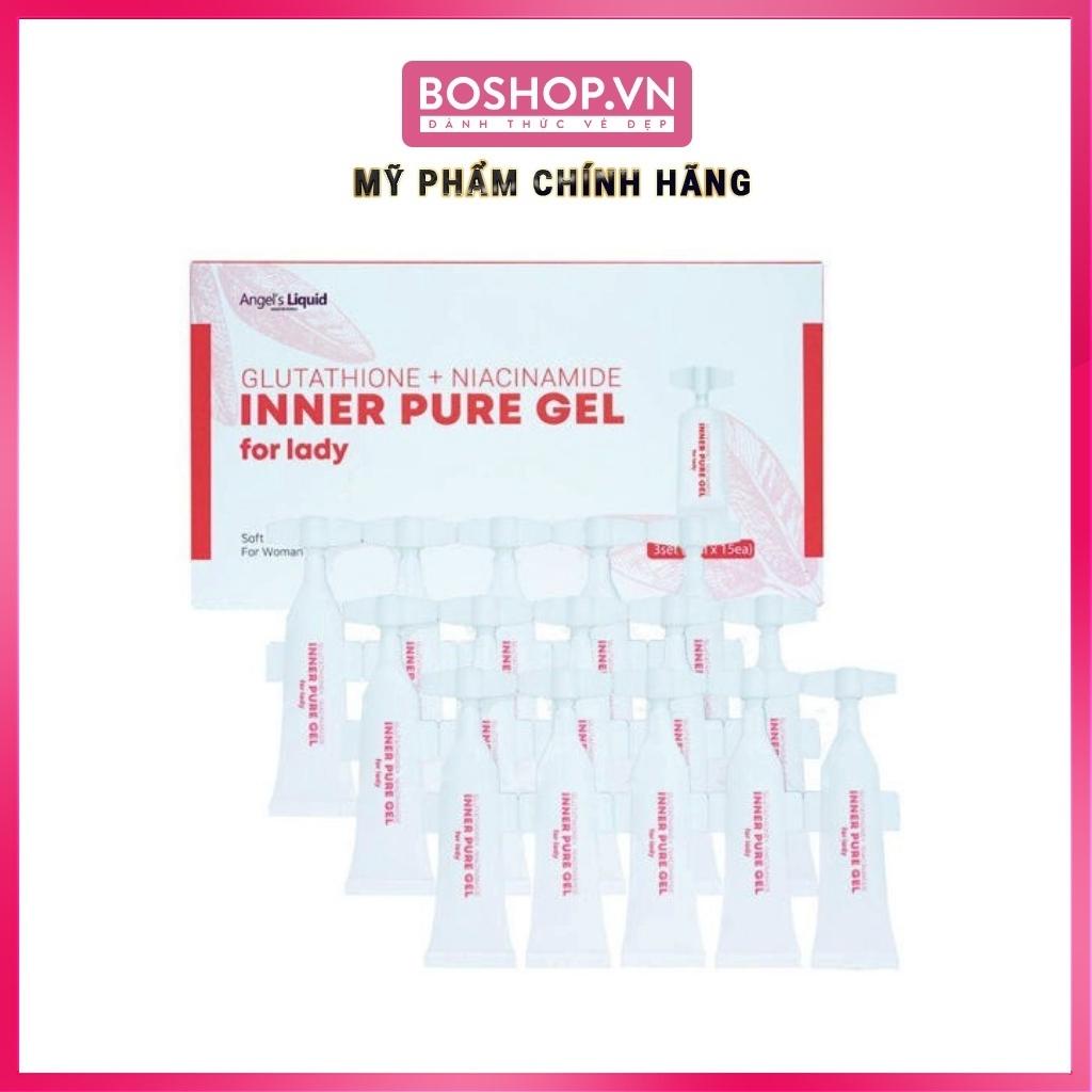 Tinh Chất Làm Hồng, Se Khít Vùng Kín Angel's Liquid Glutathione Plus Niacinamide Inner Pure Gel 3 Set - [CÓ CHE TÊN SP]