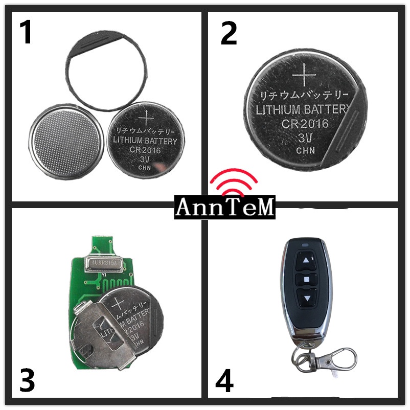 Remote 3 nút RF dành cho board hoc lệnh 433Mhz