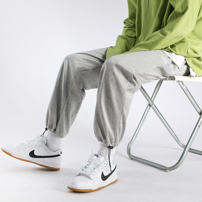 Quần Thể Thao Ống Rộng Màu Trơn Phong Cách Nhật Bản Năng Động Dành Cho Nam S-5Xl