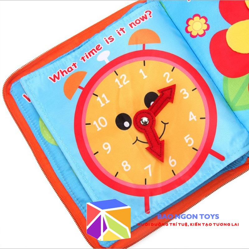 SÁCH VẢI BÓC DÁN RÈN LUYỆN KỸ NĂNG VẬN ĐỘNG TINH VÀ GIÁC QUAN, ĐỒ CHƠI MONTESSORI GIÁO DỤC SỚM CHO BÉ-BAO NGON TOYS SV73