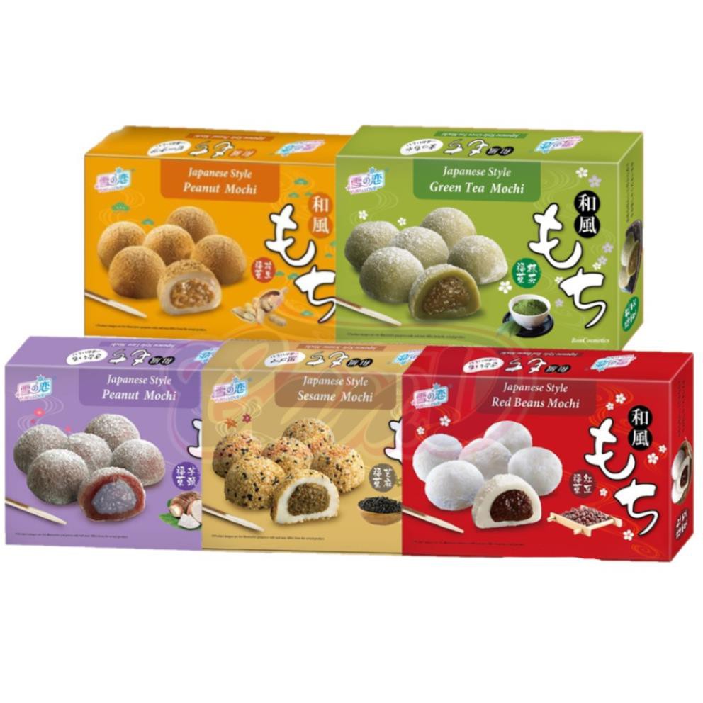 ( Bán sỉ ) Thùng 12 hộp Bánh Mochi Yuki & Love hộp 210gr (6 bánh)