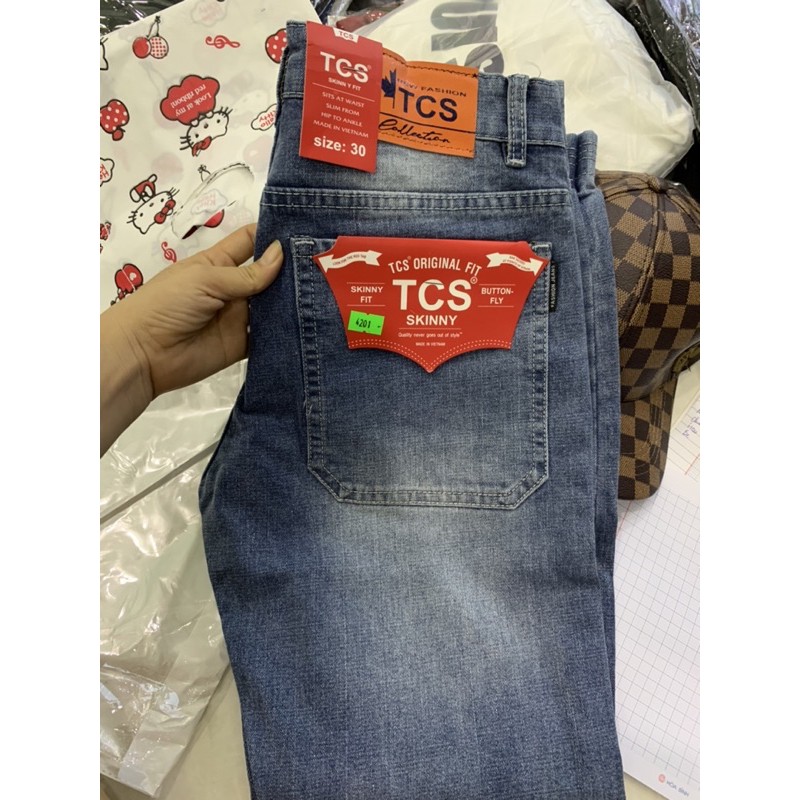 quần jean kiểu bo chun dưới gấu ( video hình thật ) | BigBuy360 - bigbuy360.vn