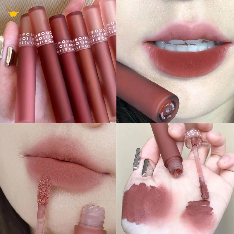 Son Môi Ouii Dạng Lỏng Lâu Trôi Chống Thấm Nước Màu Sắc Tự Nhiên